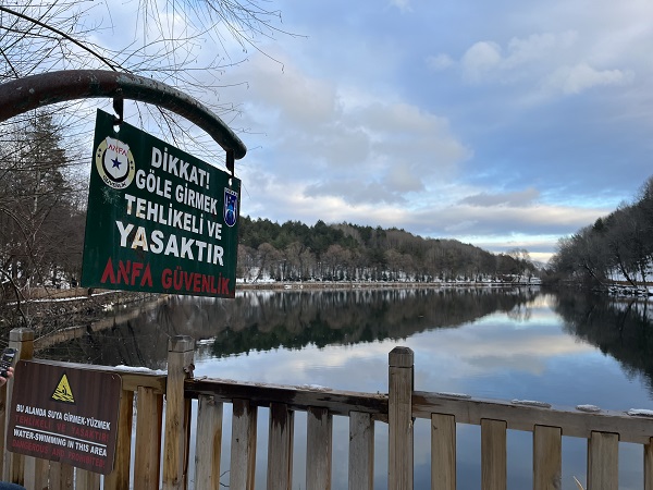 Foto - Karagöl'de kar manzarası