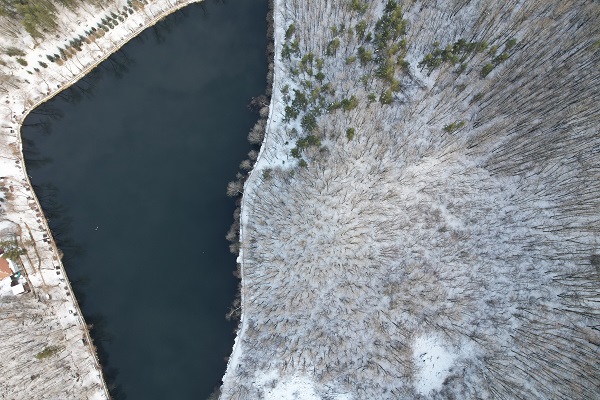 Foto - Karagöl'de kar manzarası