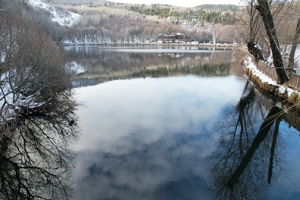 Foto - Karagöl'de kar manzarası