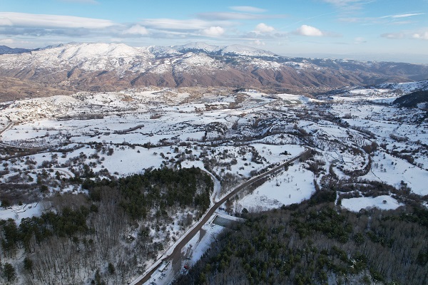 Foto - Karagöl'de kar manzarası