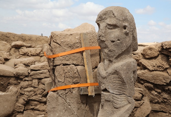 Foto - Karahantepe'de bulundu! İşte herkesin merak ettiği o heykel