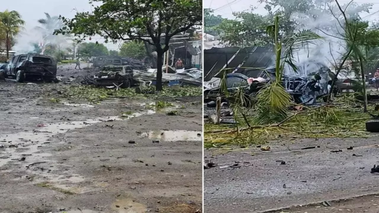 Karakolun önünde araç patladı! 3’ü polis 5 kişi hayatını kaybetti! İki ihtimal üzerinde duruluyor