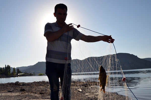Foto - Karakurt Baraj Gölü’nde balık bereketi