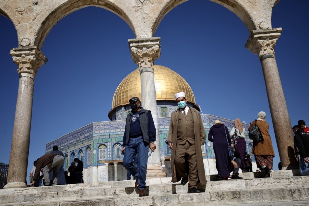 Foto - Kudüs'teki Müslümanlar Mescid-i Aksa'ya akın etti