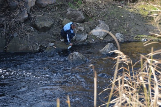 Foto - Karasu Çayı artık 'adı gibi' akıyor