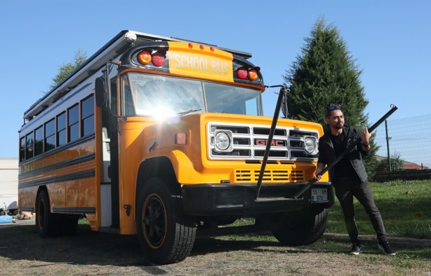Foto - Karavana çevirdi! "School bus" ile 15 bin kilometre yol kat edecek