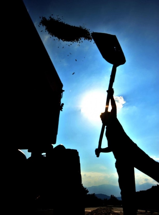 Foto - Karayolunda hasat zamanı