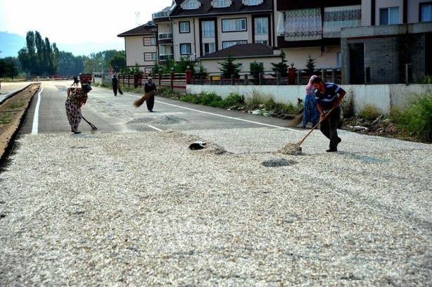 Foto - Karayolunda hasat zamanı