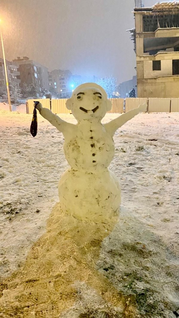 Foto - 'Kardan adam'lar Bursa'ya damga vurdu