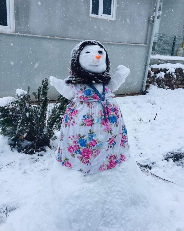 Foto - 'Kardan adam'lar Bursa'ya damga vurdu