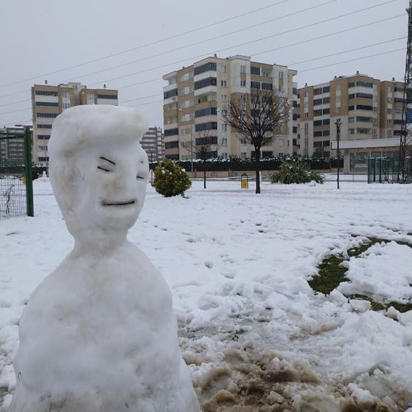 Foto - 'Kardan adam'lar Bursa'ya damga vurdu