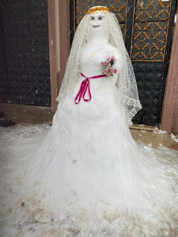 Foto - 'Kardan adam'lar Bursa'ya damga vurdu