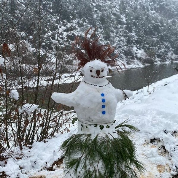 Foto - 'Kardan adam'lar Bursa'ya damga vurdu