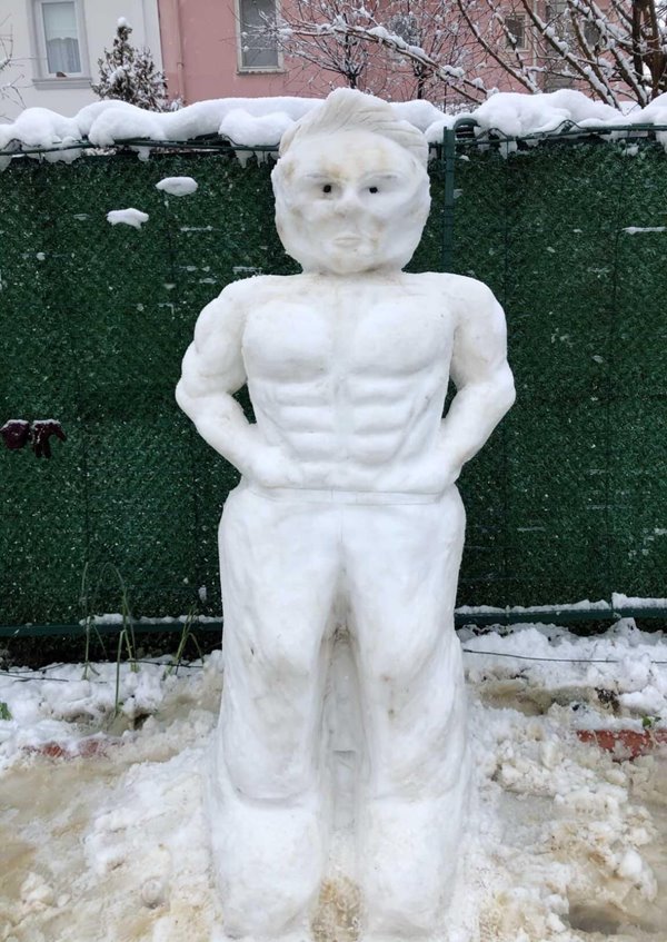 Foto - 'Kardan adam'lar Bursa'ya damga vurdu