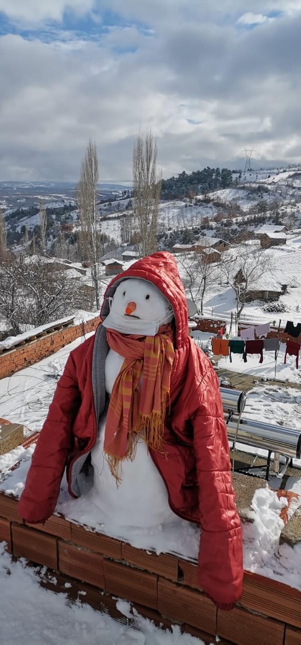 Foto - 'Kardan adam'lar Bursa'ya damga vurdu