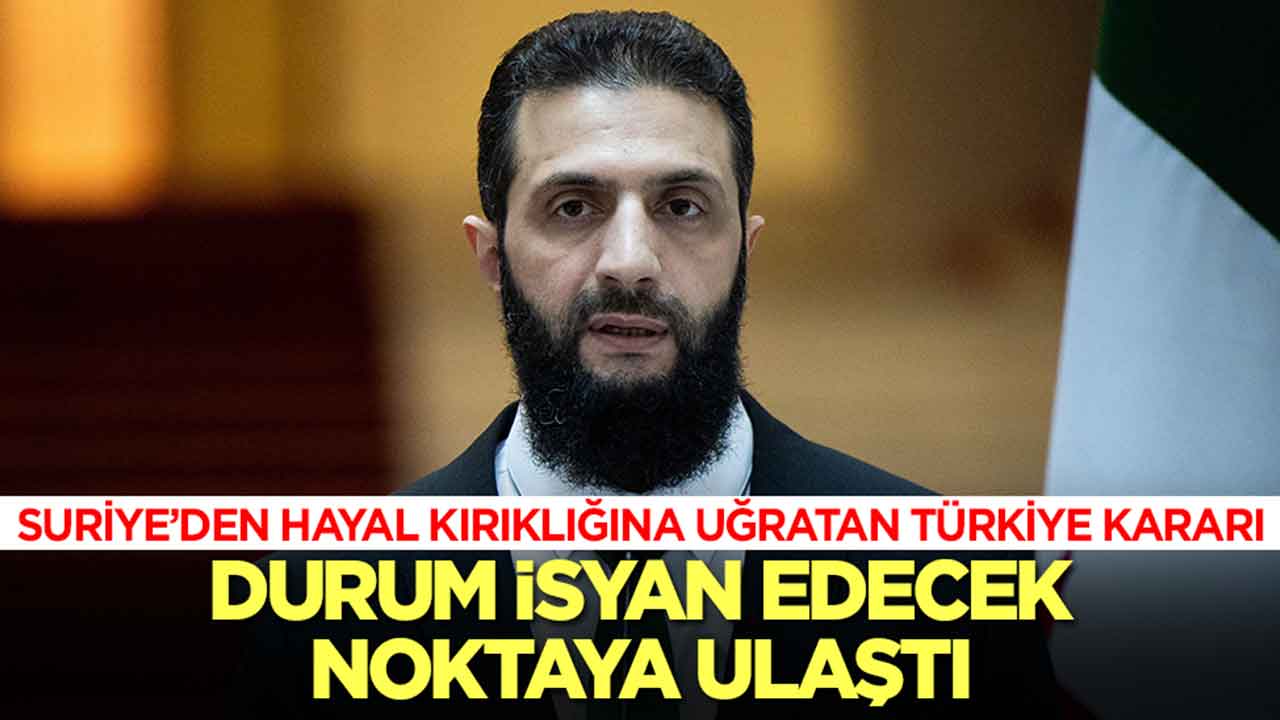 Kardeş Suriye'den Türkiye'ye büyük ayıp: Durum isyan edecek noktaya geldi