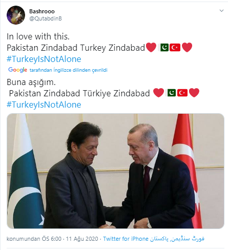 Foto - Kardeş ülkeden Türkiye'ye destek! 'Yalnız değilsiniz'