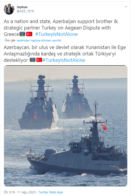 Foto - Kardeş ülkeden Türkiye'ye destek! 'Yalnız değilsiniz'