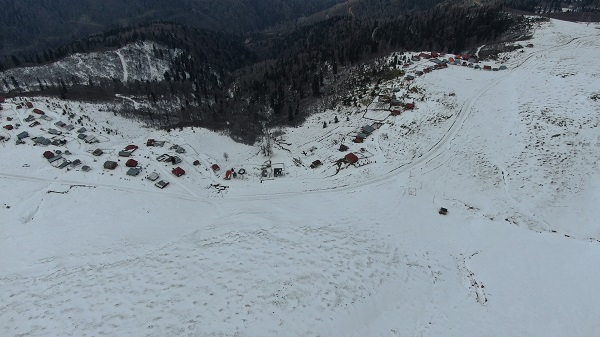 Foto - Kardüz Yaylası beyaza büründü! Tabloluk manzaralar objektiflere yansıdı