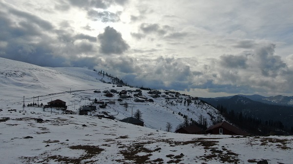 Foto - Kardüz Yaylası beyaza büründü! Tabloluk manzaralar objektiflere yansıdı
