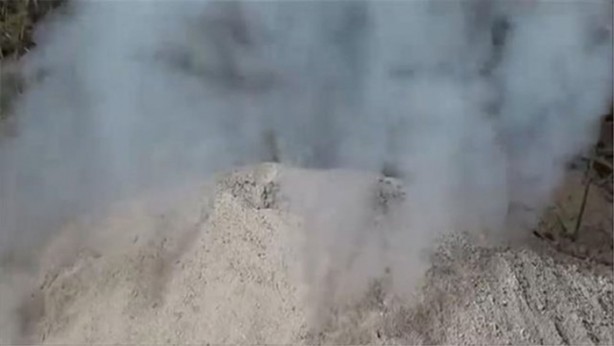 Foto - Karınca yuvasına erimiş alüminyum döktüler