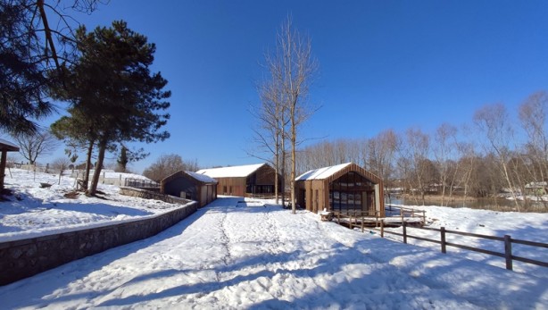 Foto - Karla kaplı Acarlar Longozu böyle görüntülendi