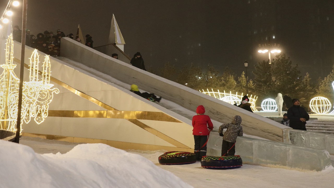 Foto - Karlar altında bir masal: Astana kışın göz kamaştırıyor