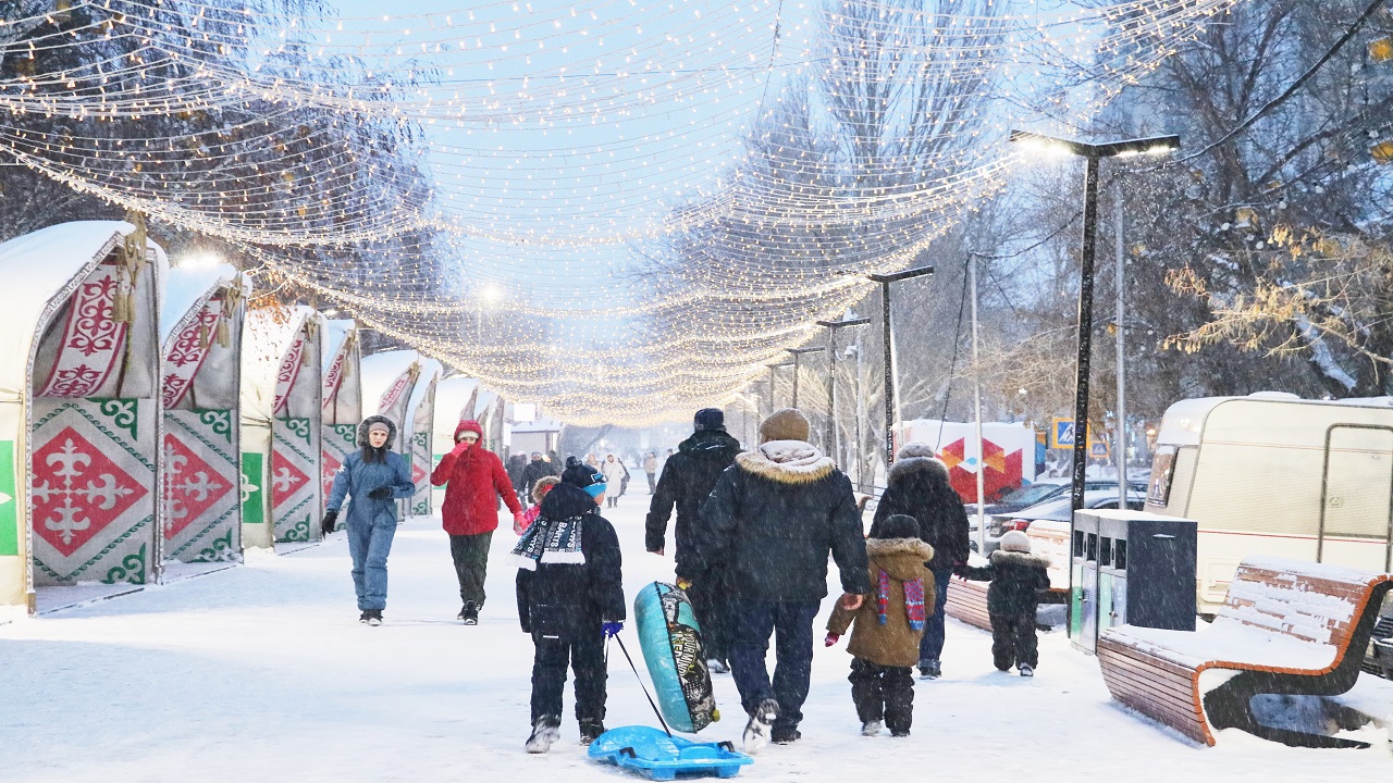 Foto - Karlar altında bir masal: Astana kışın göz kamaştırıyor