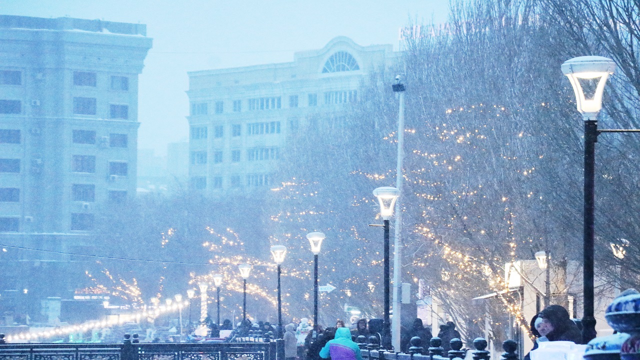 Foto - Karlar altında bir masal: Astana kışın göz kamaştırıyor