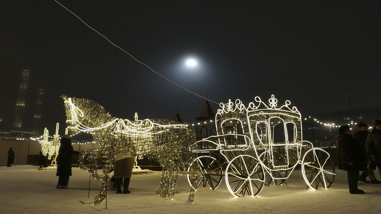 Foto - Karlar altında bir masal: Astana kışın göz kamaştırıyor