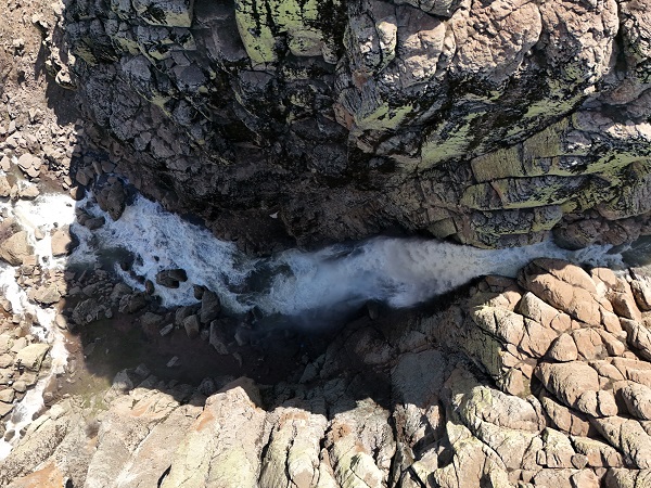 Foto - Karlar eridi Çır Şelalesi coştu