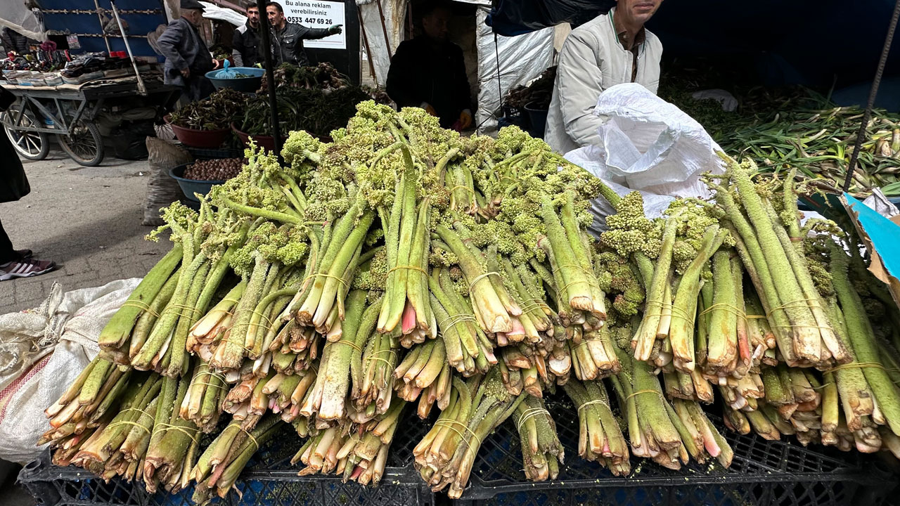 Karlar erimeden tezgaha çıktı! Yayla muzunun destesi 150 lira