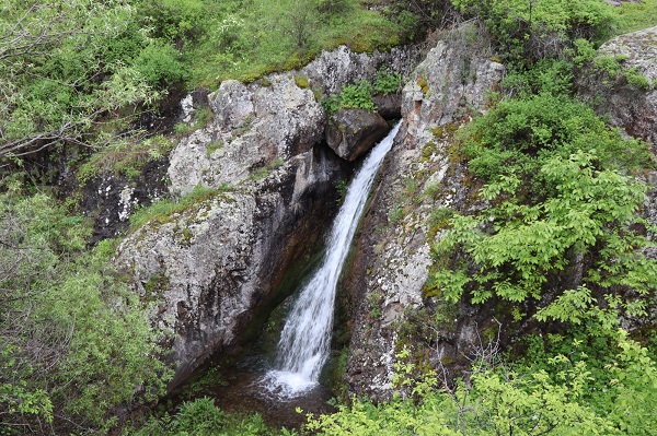 Karnavas Şelalesi sağanağın ardından coştu