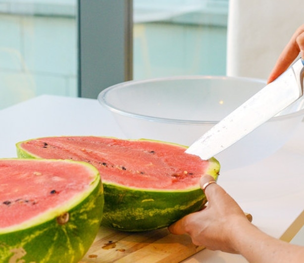 Foto - Karpuz kabuğunda jöle dilimleri