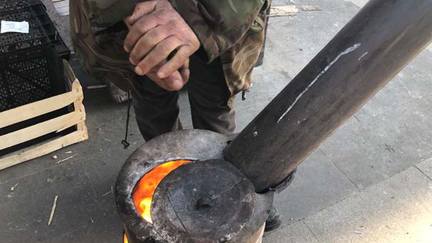 Foto - Kars eksi 26 dereceyi gördü! Caddede bunu yaptılar