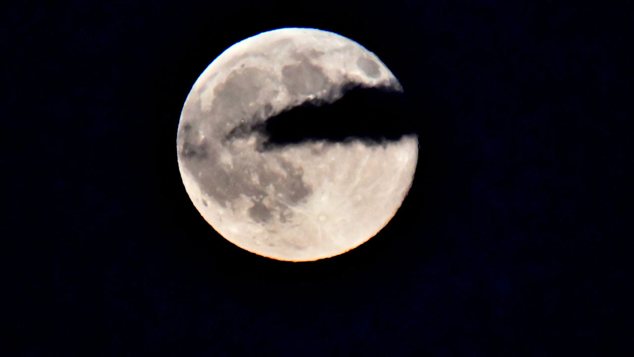 Foto - Kars semalarında ışık şöleni! Dolunay geceyi gündüze çevirdi
