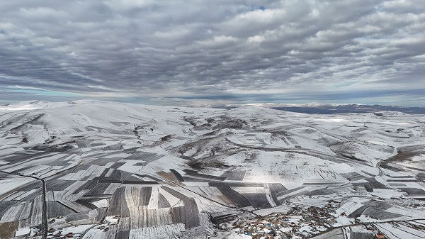 Foto - Kars’a kış geldi! Her yer bembeyaz