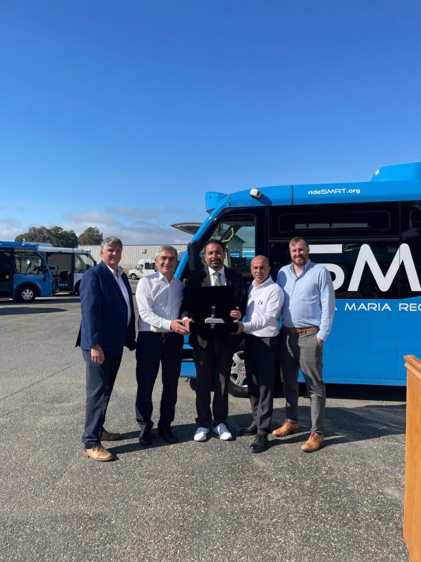 Foto - Karsan e-JEST’ler Santa Maria’nın da ilk elektrikli minibüsü oldu! 