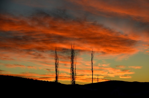 Foto - Kars'ta gün batımı manzarası hayran bıraktı