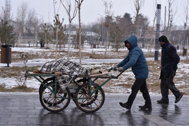 Foto - Kars'ta kar yağışı