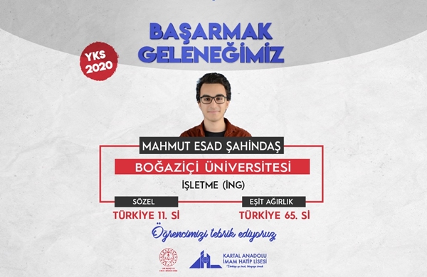 Foto - Kartal Anadolu İmam Hatip Lisesi'nden göğüs kabartan başarı