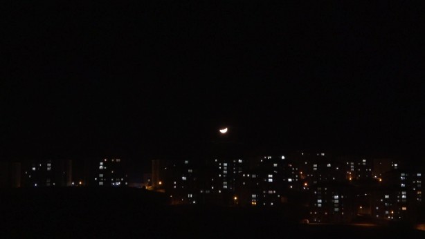 Foto - Kartpostallık 'yarım ay' manzarası hayran bıraktırdı