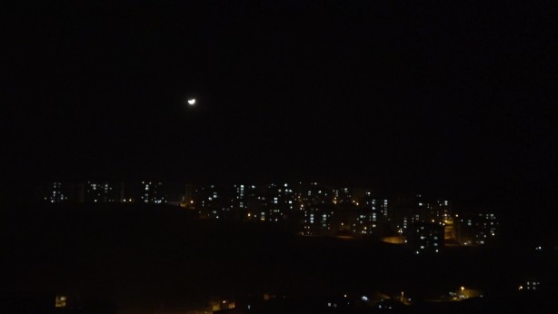 Foto - Kartpostallık 'yarım ay' manzarası hayran bıraktırdı