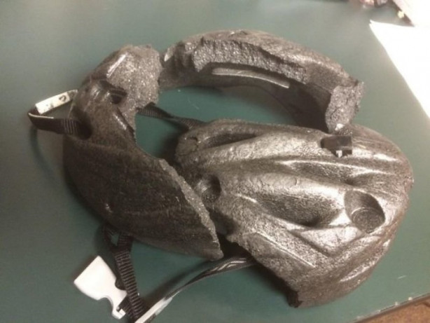 Foto - Kask takmanın önemini bir kez daha anlayacaksınız