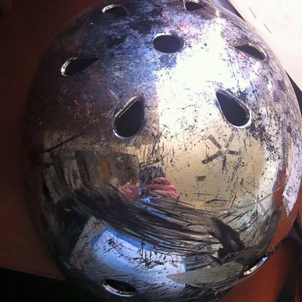 Foto - Kask takmanın önemini bir kez daha anlayacaksınız