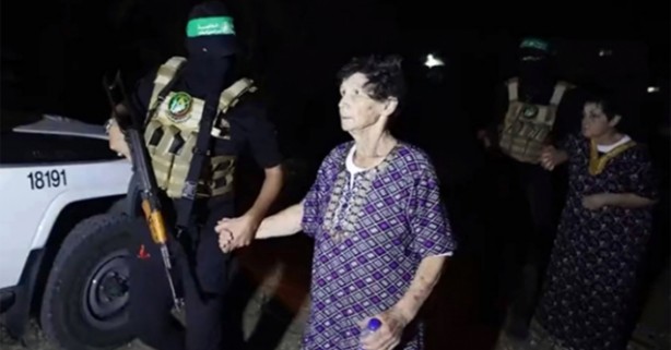 Kassam, esir aldığı İsraillilerin görüntülerini paylaştı...