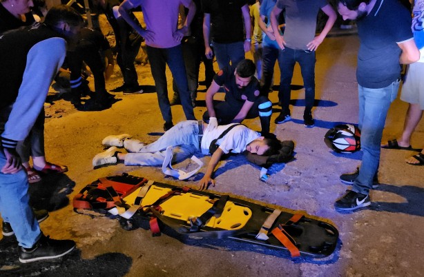 Foto - Kastamonu'da iki motosiklet çarpıştı