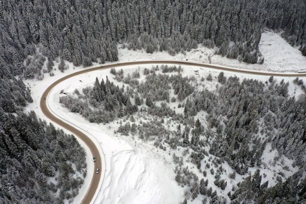 Foto - Kastamonu'da kar etkili oluyor