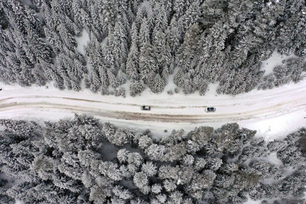 Foto - Kastamonu'da kar etkili oluyor