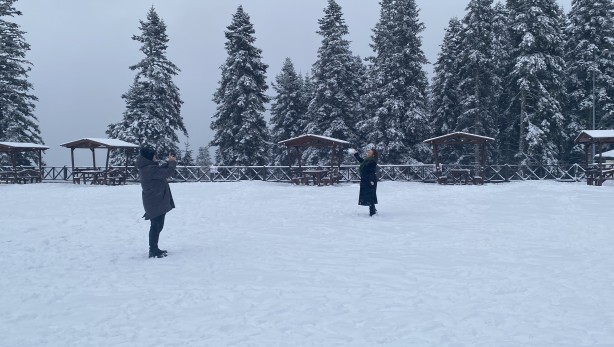 Kastamonu'da kar yağışı! Ilgaz Dağı beyaza büründü!